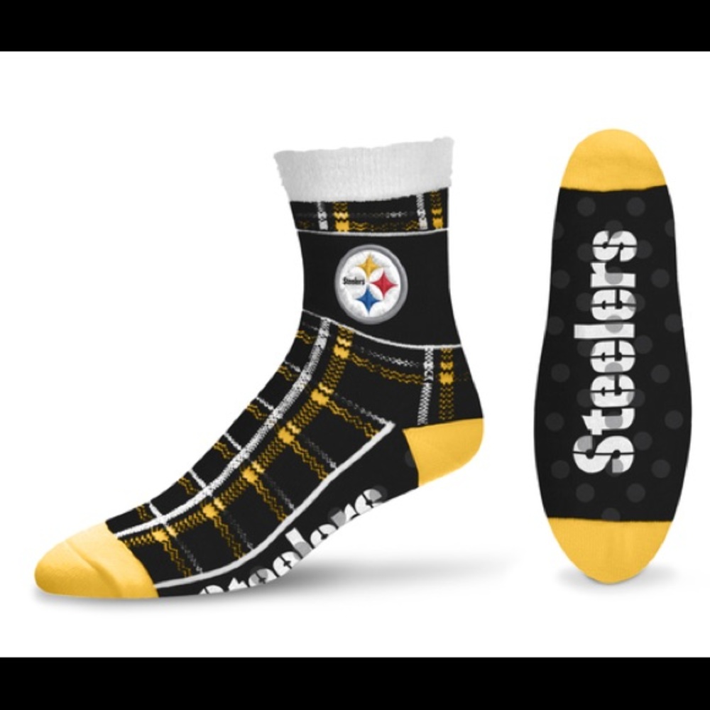 Pittsburgh Steelers Tartan Plaid Socks